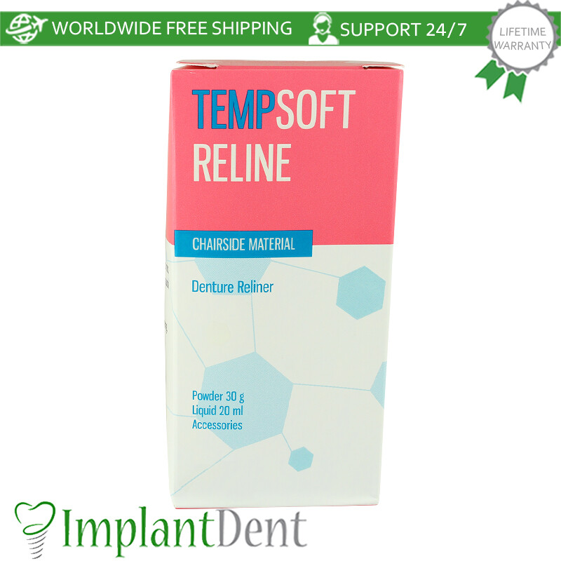 Dental Temp Soft Denture Reline Self Curing Material First Aid OTC Temporary