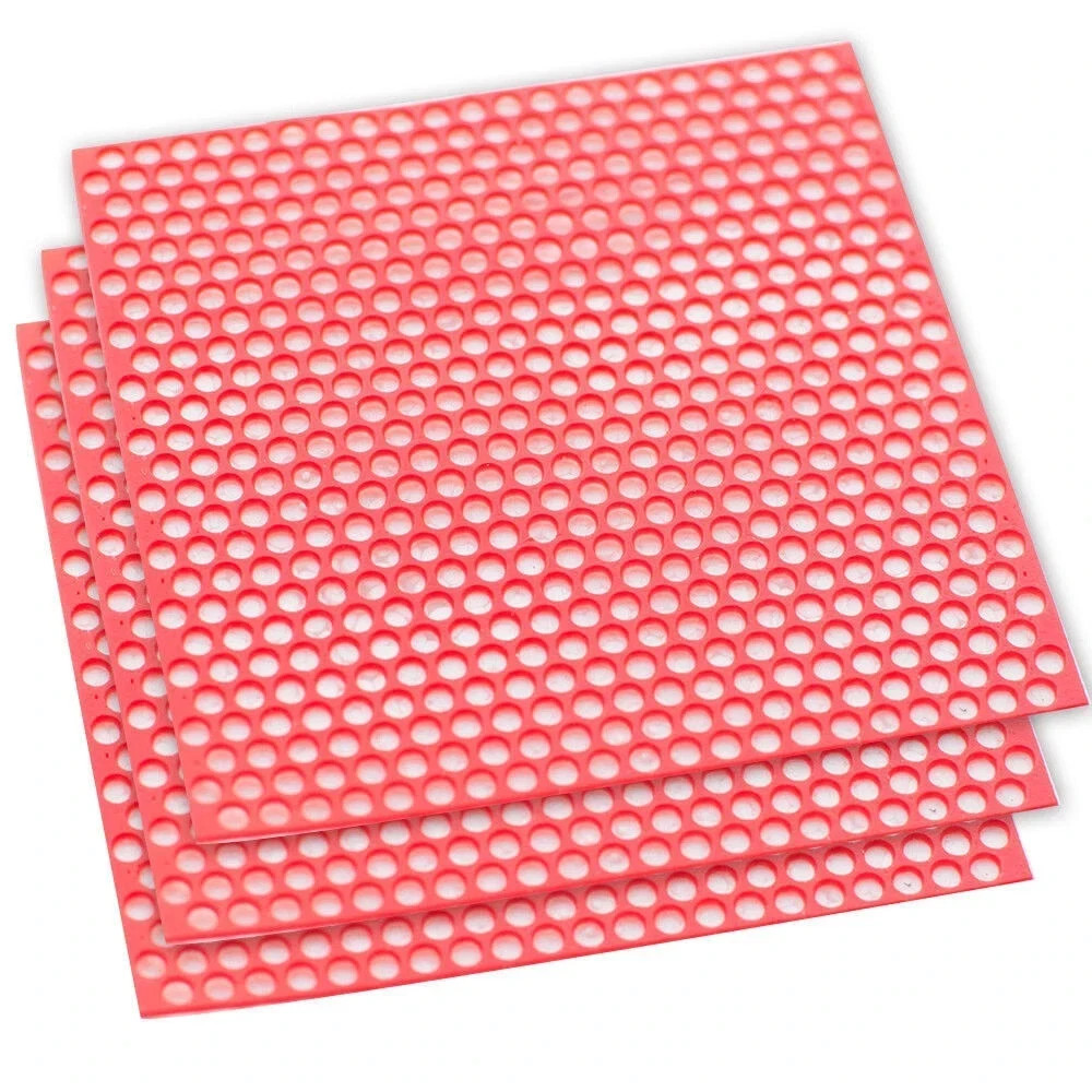 10 Pieces/Box Dental Patterns Wax Casting Red Round Holes For Lab Supplies Tool