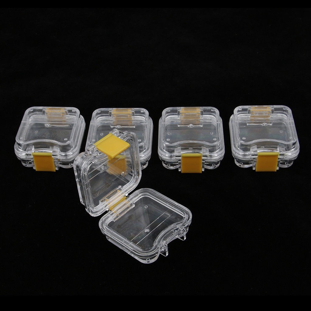 10 Pcs Dental Teeth Small Storage Crown-keeping Box With Membrane Flexible Film