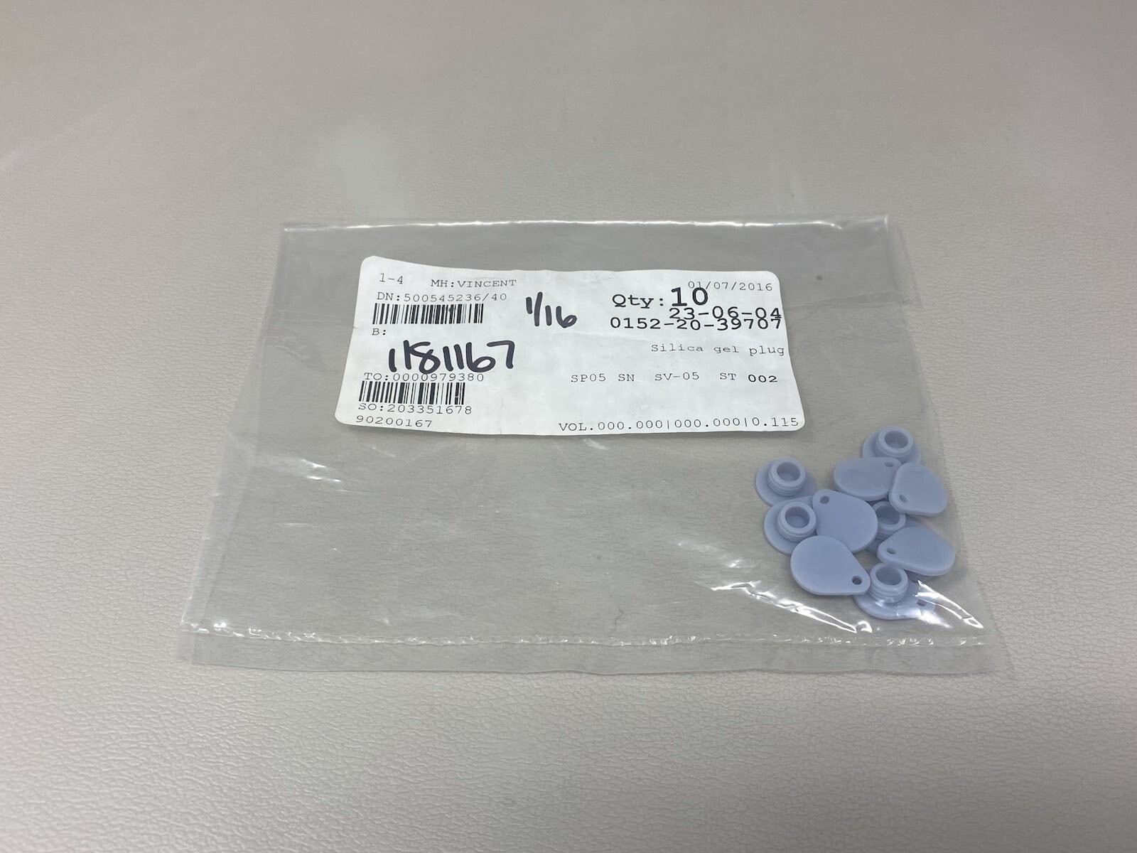 Mindray 0152-20-39707 Silica Gel Plug