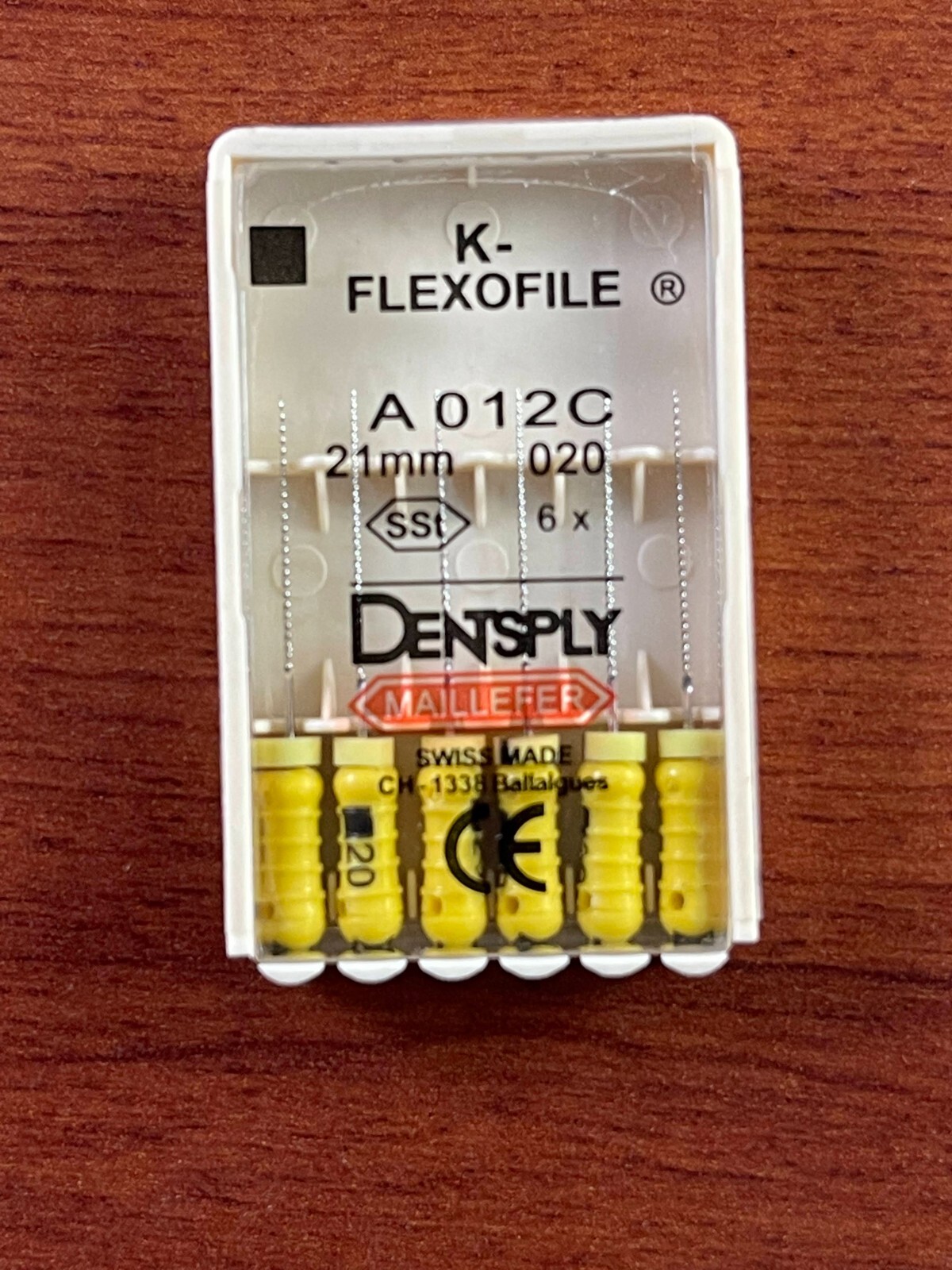 Dentsply Dental Flexo files 21mm stainless steel 6-files per blister