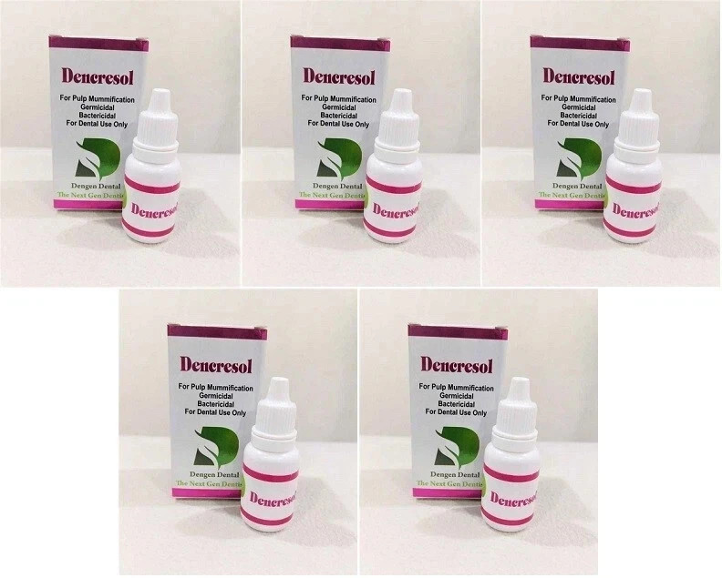 5 x Dental DENCRESOL Superior Formocresol for Pulp Fixation Soulution 15ml SHIPI