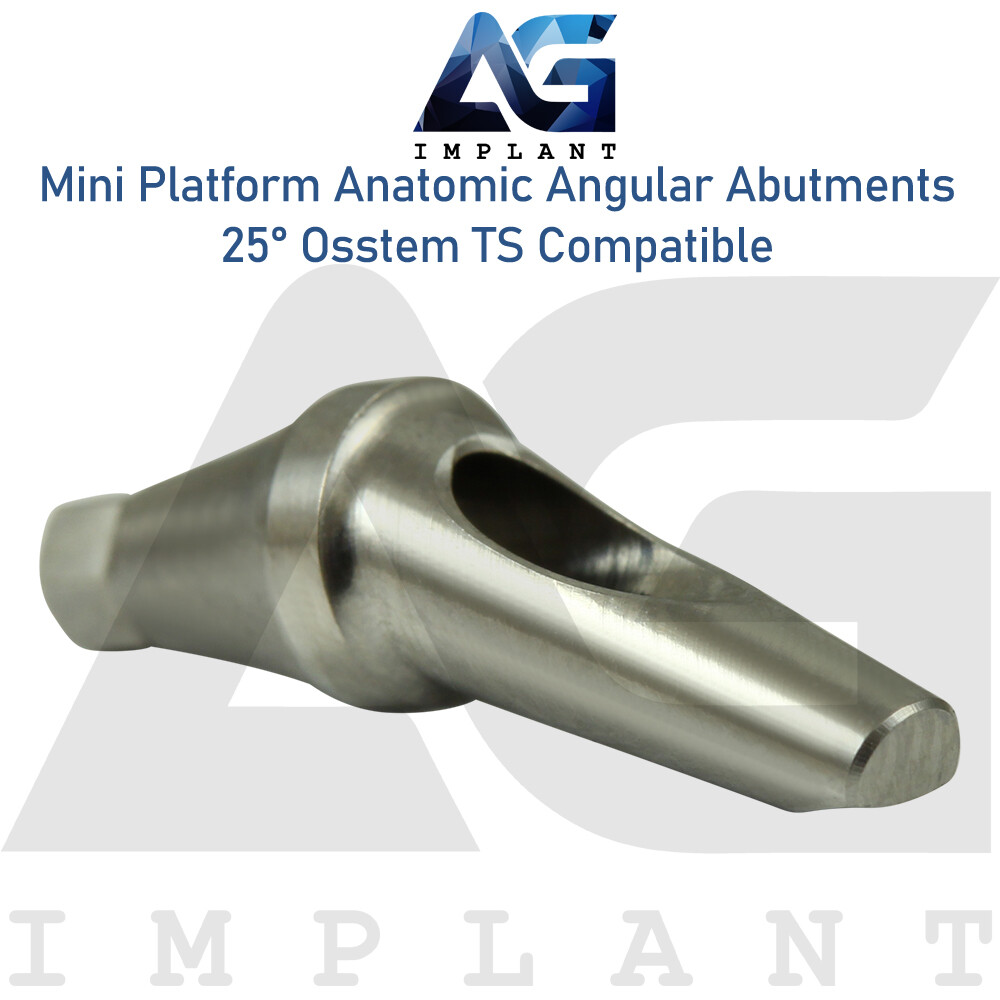 Dental Mini Platform Anat0mic Angled Prosthetic 25° 0sstem®TS Compatible