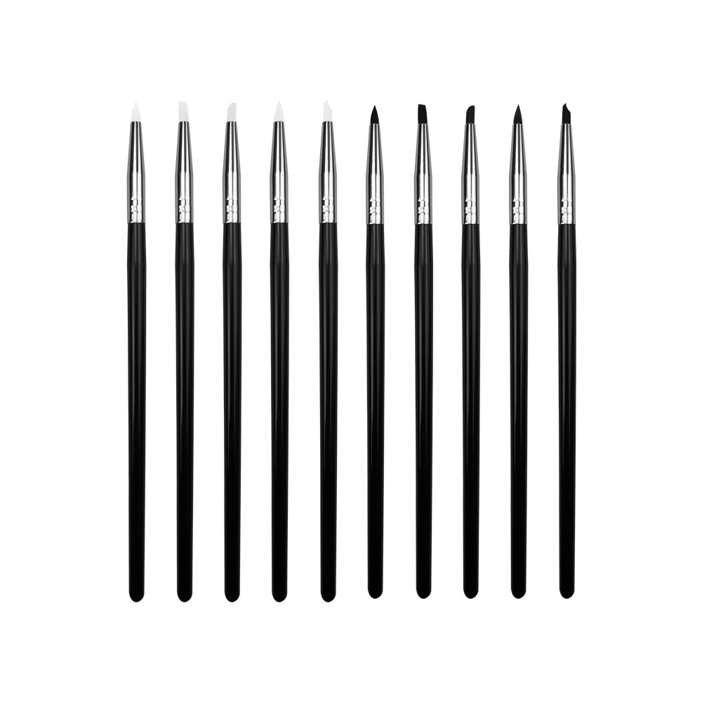 5 Pcs Dental Resin Brush Pens Shaping Silicone Tooth Tool for Adhesive Composite