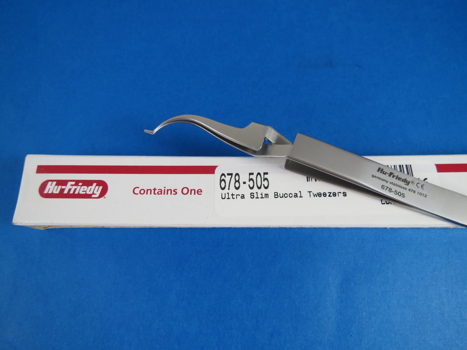 Dental Tweezers Ultra Slim Buccal 678-505 HU FRIEDY