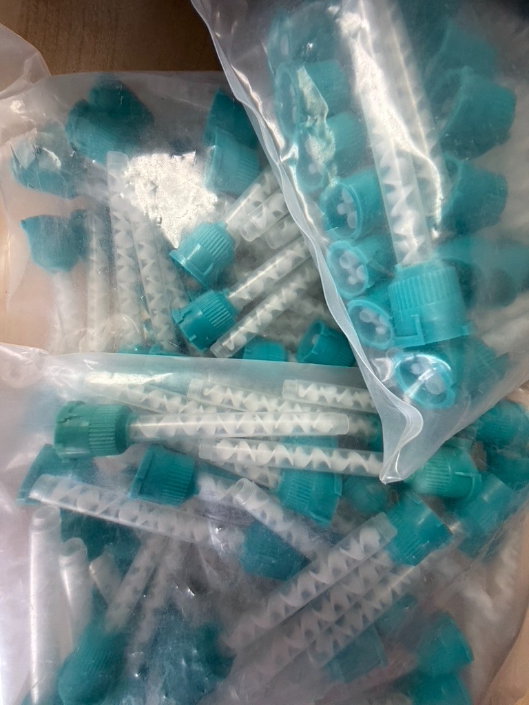 Dental HP Blue /TEAL Mixing Tips 6.5 mm Impression Heavy Body EST.48/bag