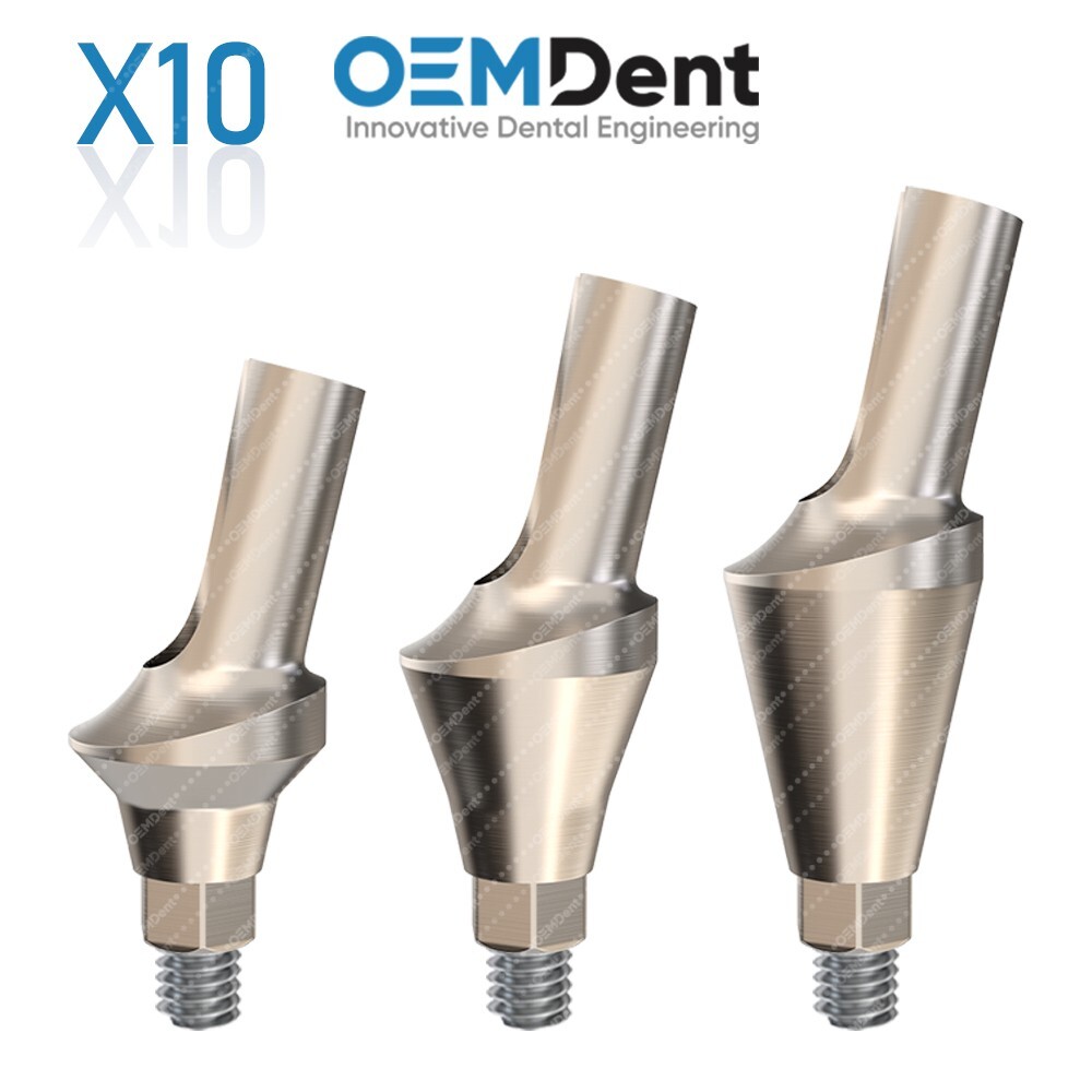 x10 Anatomic Angulated Abutment 15° Regular Platform (RP) ADIN CloseFit®