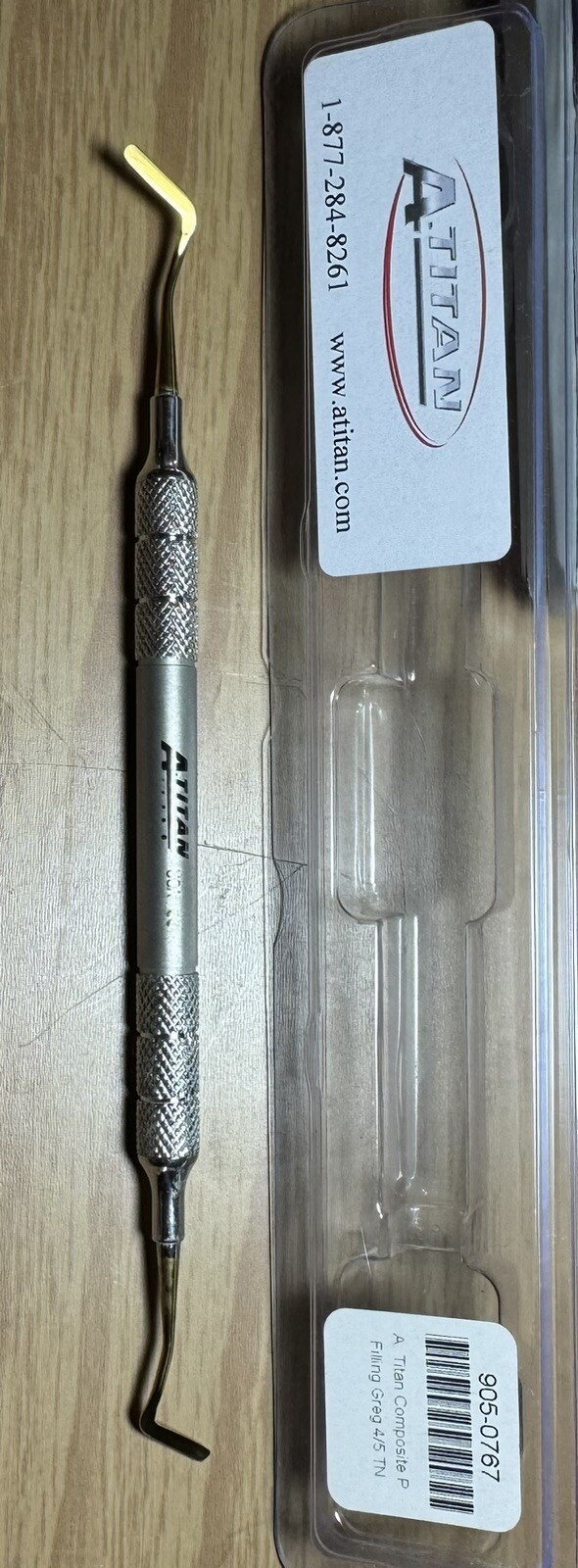 NEW ~ A. Titan Dental Composite Grey 4/5 TN Instrument CI200-80 52/15 USA
