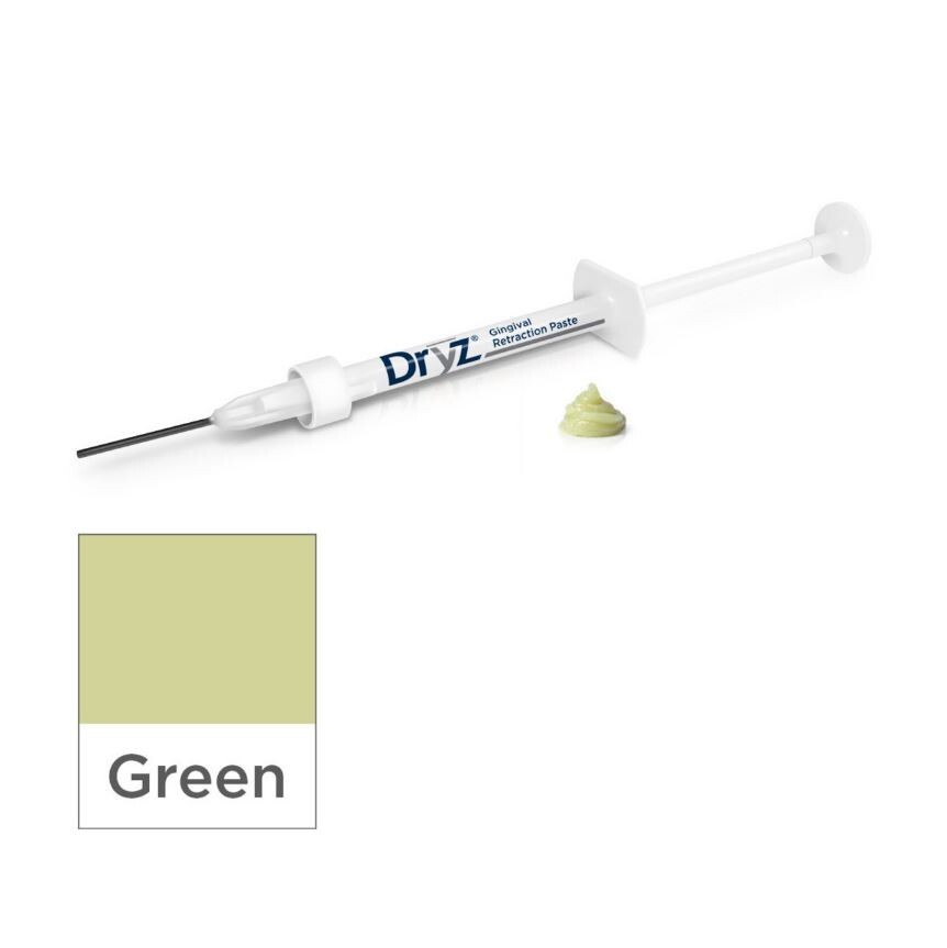 *1-Kit* Parkell Dryz Gingival Hemostatic Retraction Paste Green Pack S180