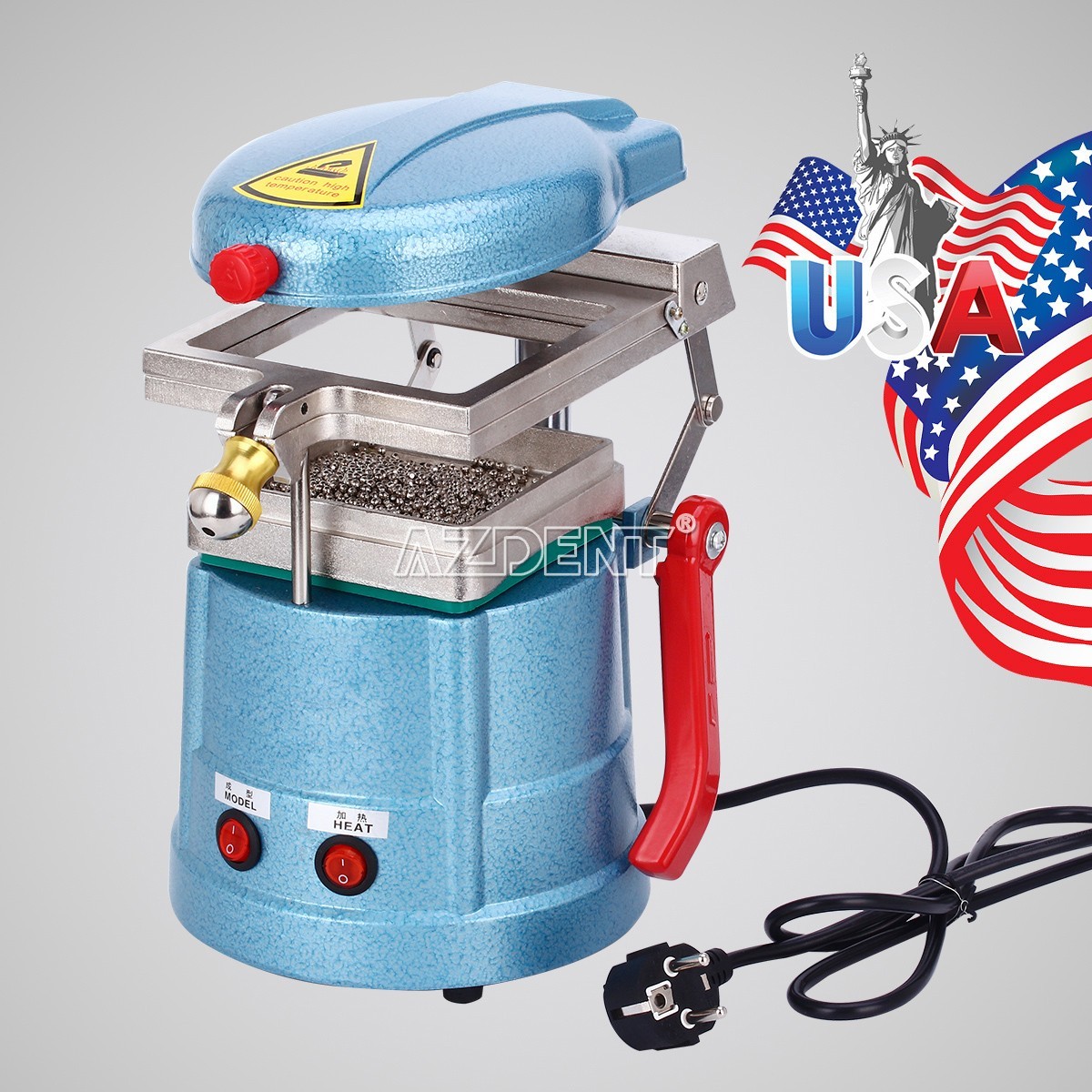 Dental Vacuum Molding Forming Machine Former Heat Thermoforming Lab Equipment