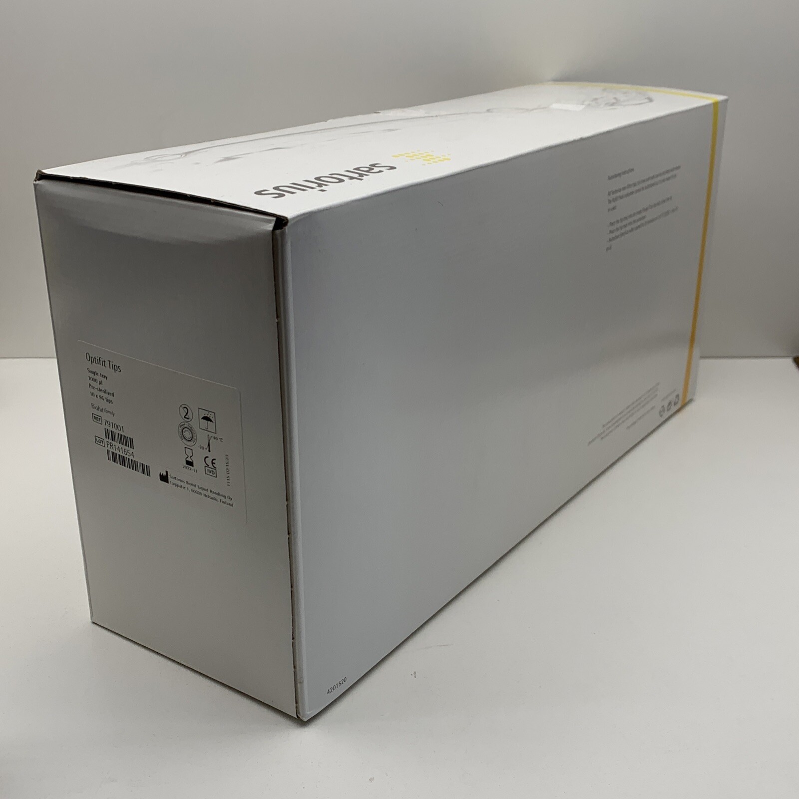 (19-Racks) Sartorius 791001 Sterile Optifit Pipette Tip 10-1000uL EXPIRED 2022