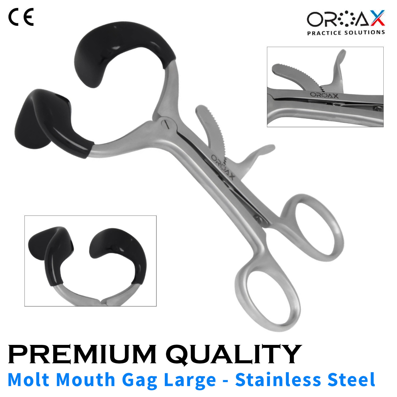 Molt Mouth Prop – Adult Large Surgical Gag Opener – Oral Dental Surgery Tool