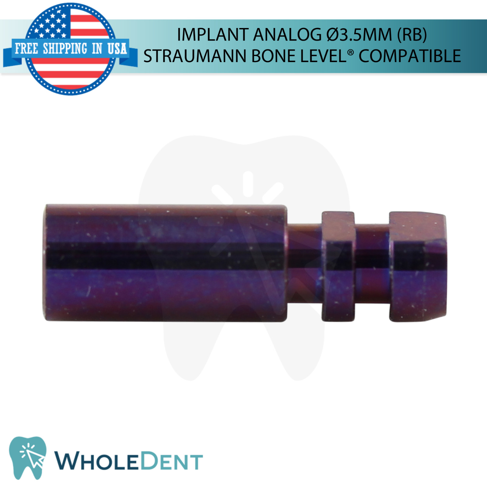 10x Dental Fixture Analog Ø3.5mm Regular Straumann BLX® Compatible (RB)