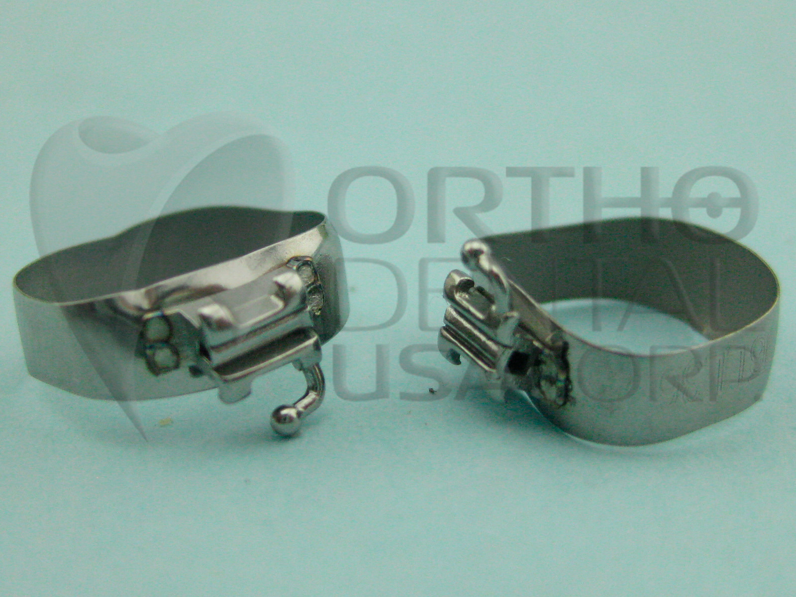 Orthodontic Molar Band Single Convertible Roth 022 Buccal Tubes w/ Cleat 100 pcs
