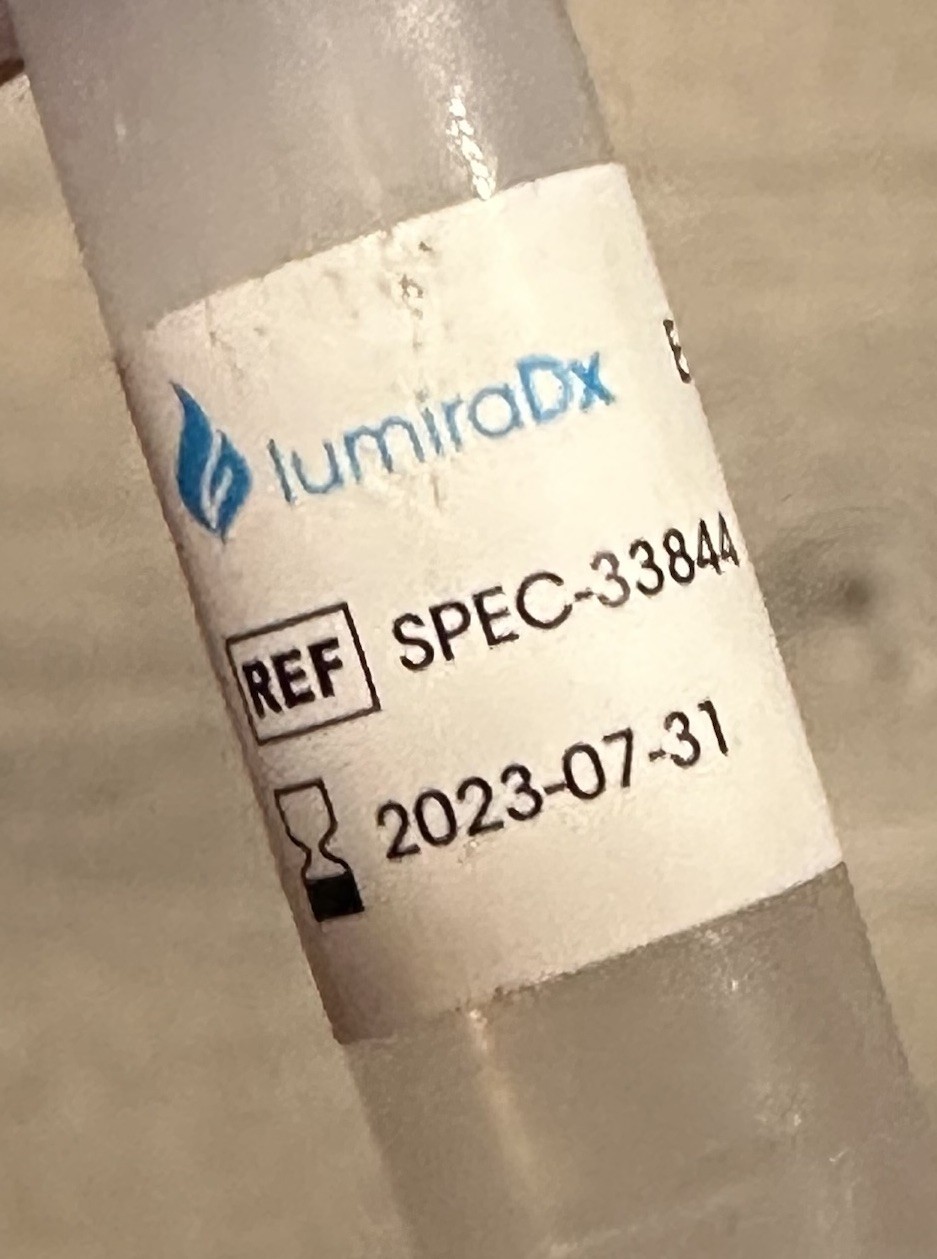 *Lot of 7* LumiraDx 2ml Extraction Buffer Tube SPEC-33844
