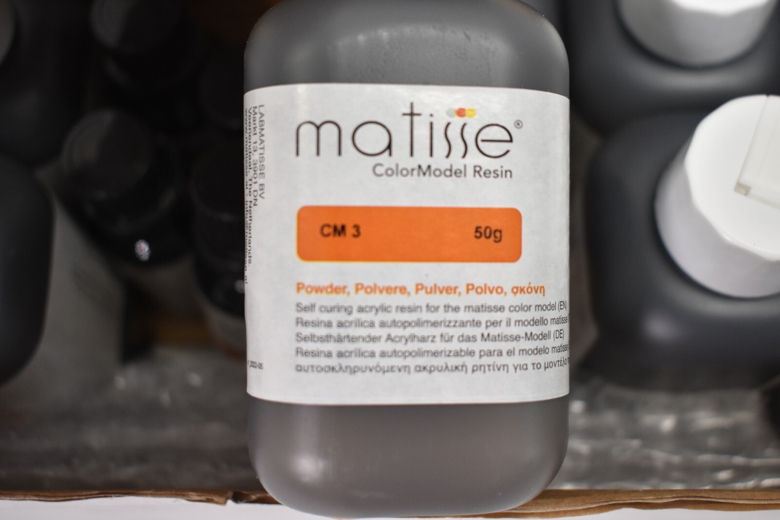 Matisse Self Curing Acrylic Resin CMK 10 Piece Genuine OEM Gray Black Brown