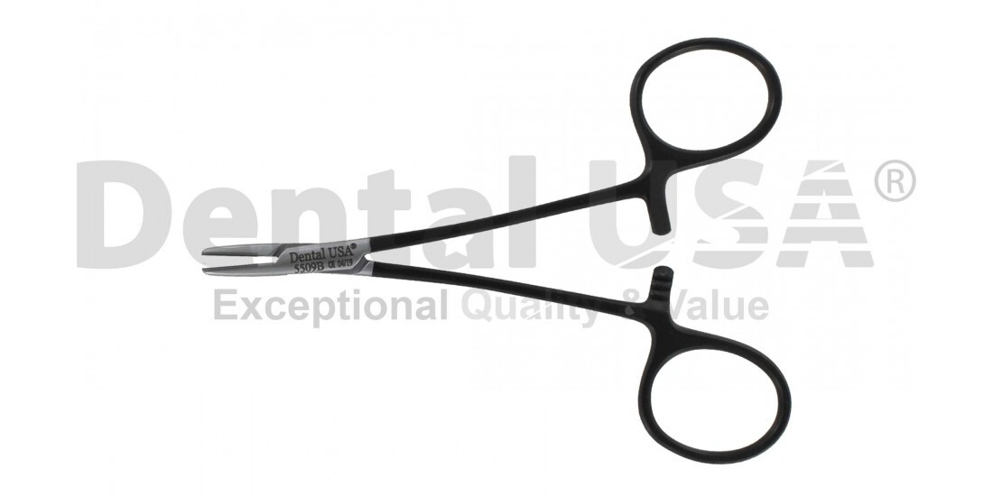 Dental USA NEEDLE HOLDER DERF STR T/C 11.5cm BLACK EDITION (x2)