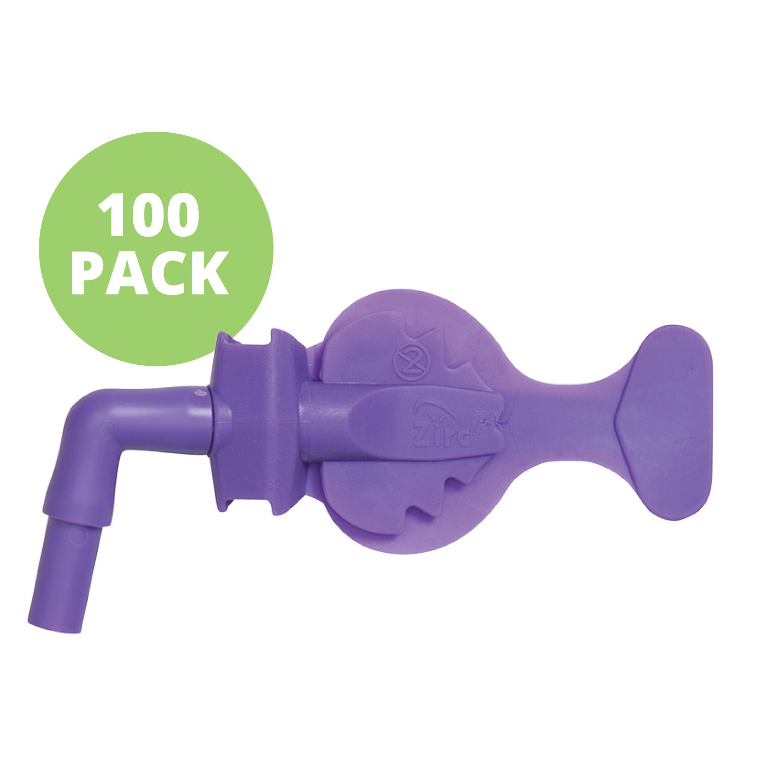 Zirc Dental 50Z989MD-B Mr. Thirsty One-Step Isolation Device Medium Purple 100Pk