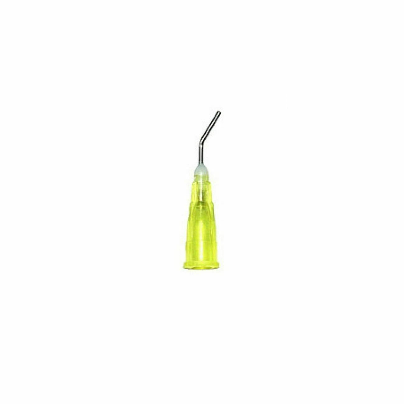 100 pcs Dental Pre Bent Applicator Dispensing Flow Needle Tips Dental