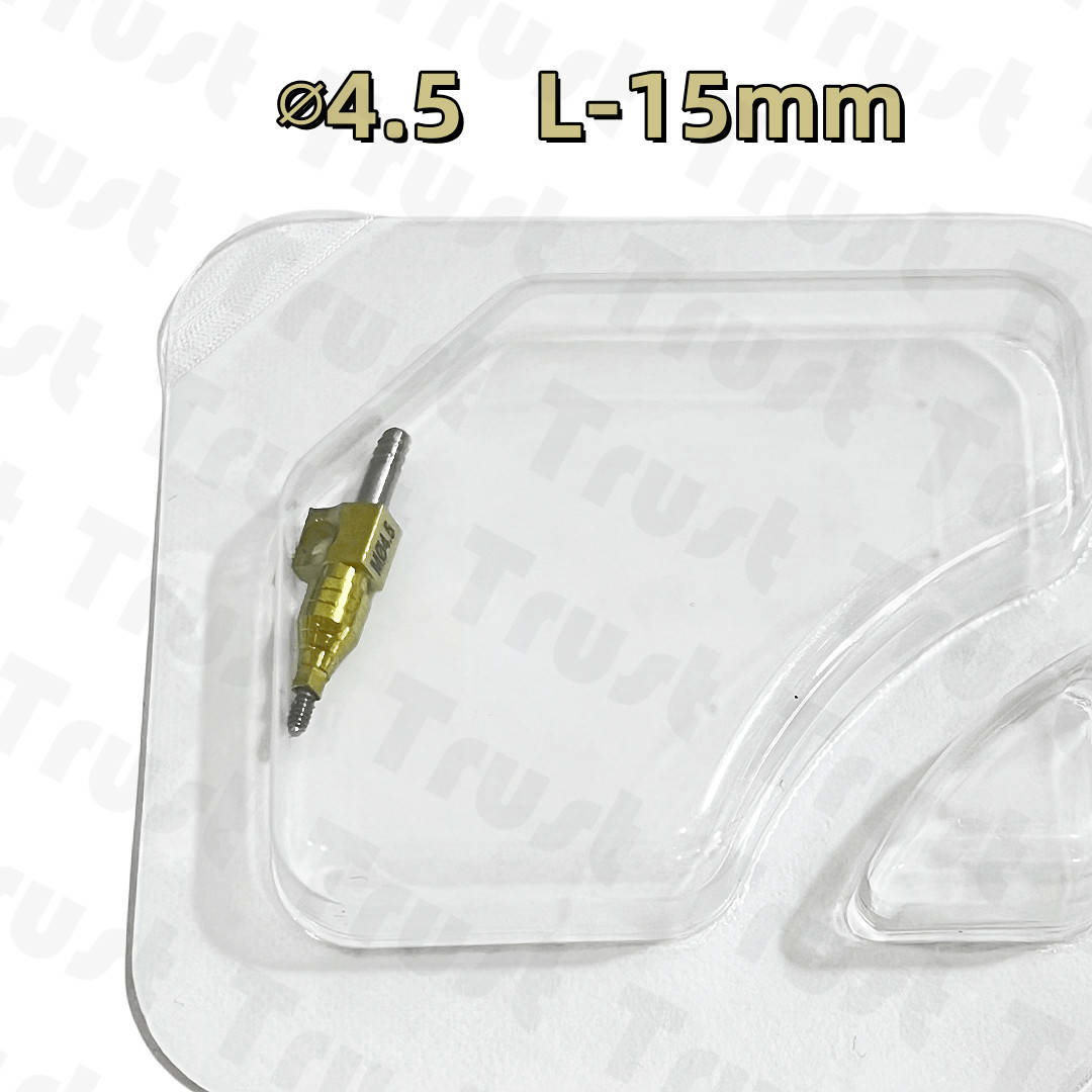 Dental Transfer Impression Coping Titanium Open/Closed-Mini Tray Yellow Fits OSS