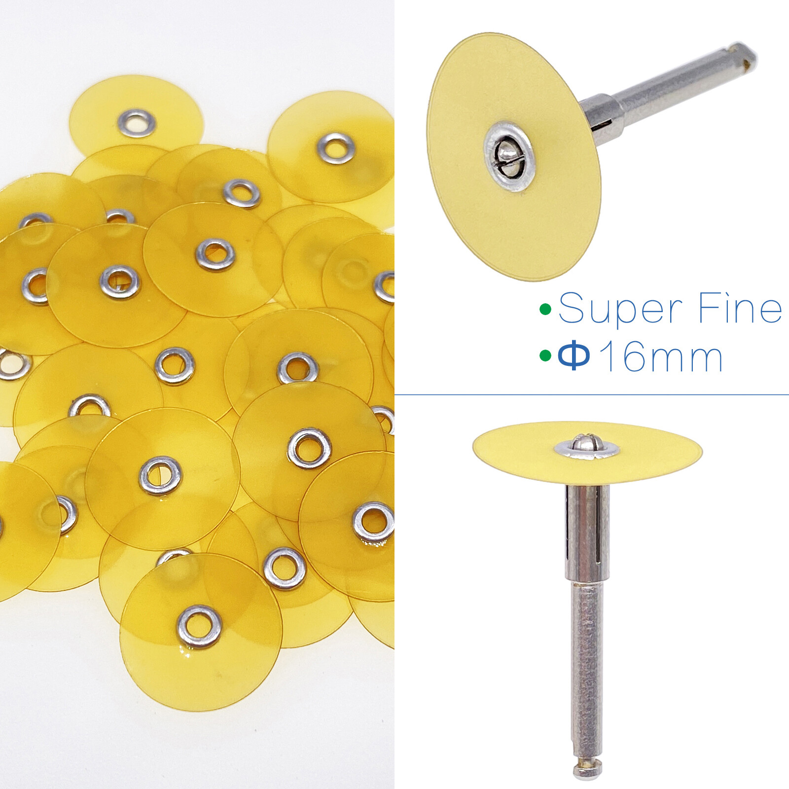 Dental Sof-Lex Soflex Contouring & Polishing All Sizes Pop-On Discs 0.63″ 16mm