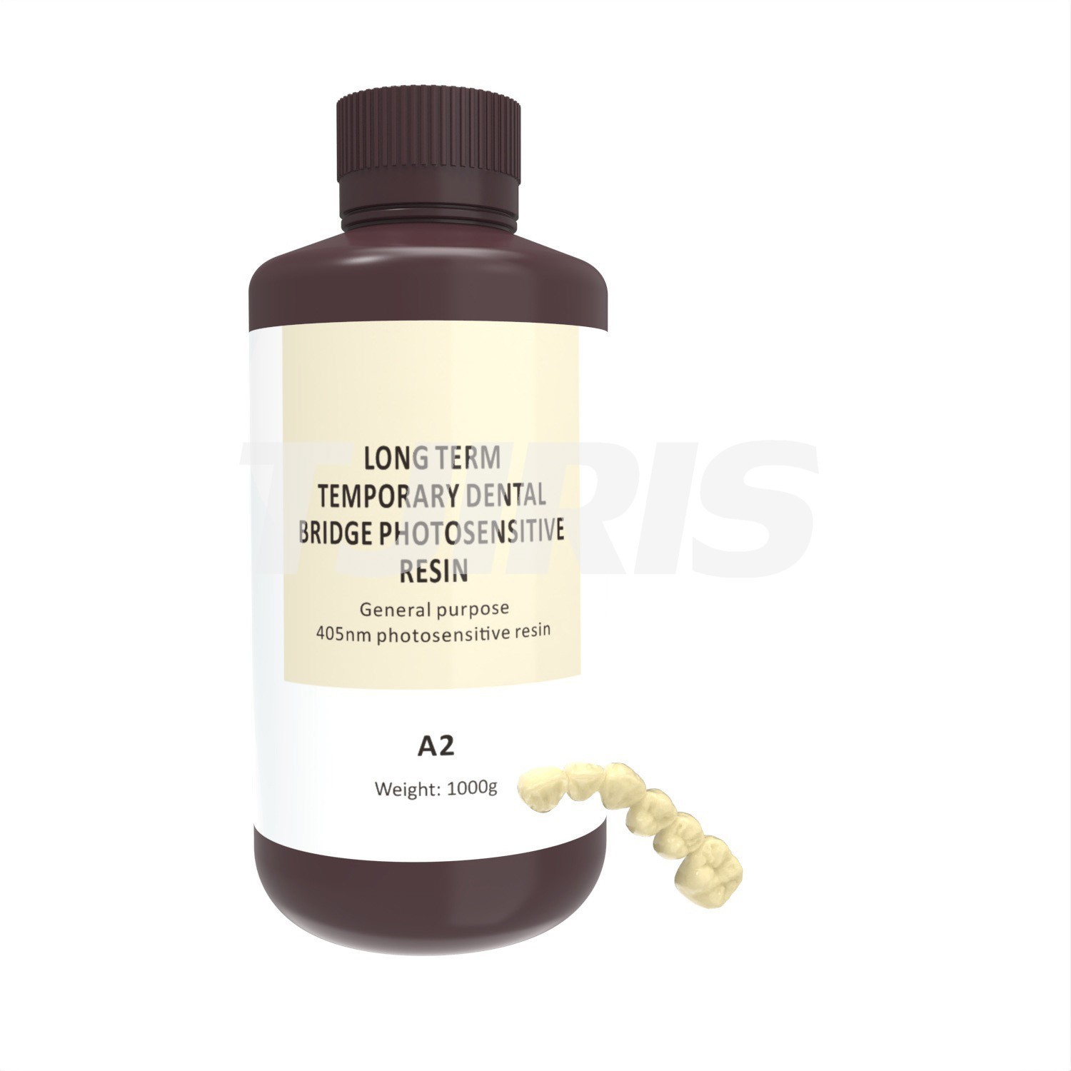 Dental Temporary Crown Bridge 3D Printing Resin Bleached Flexible Resin 1kg