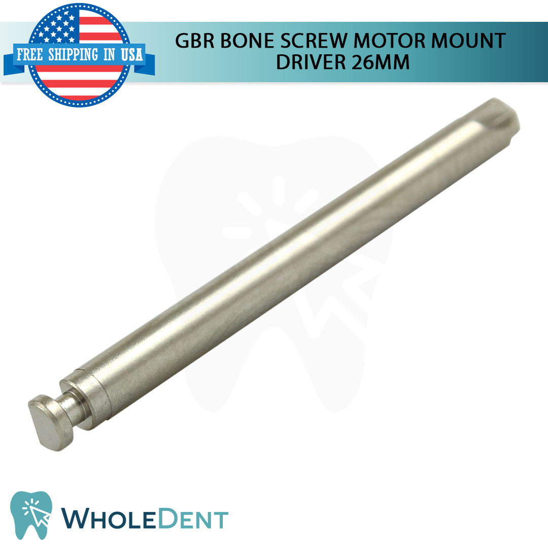 GBR System Bone Regeneration Screw Tack Motor Mount Driver 26mm, Dental Implant