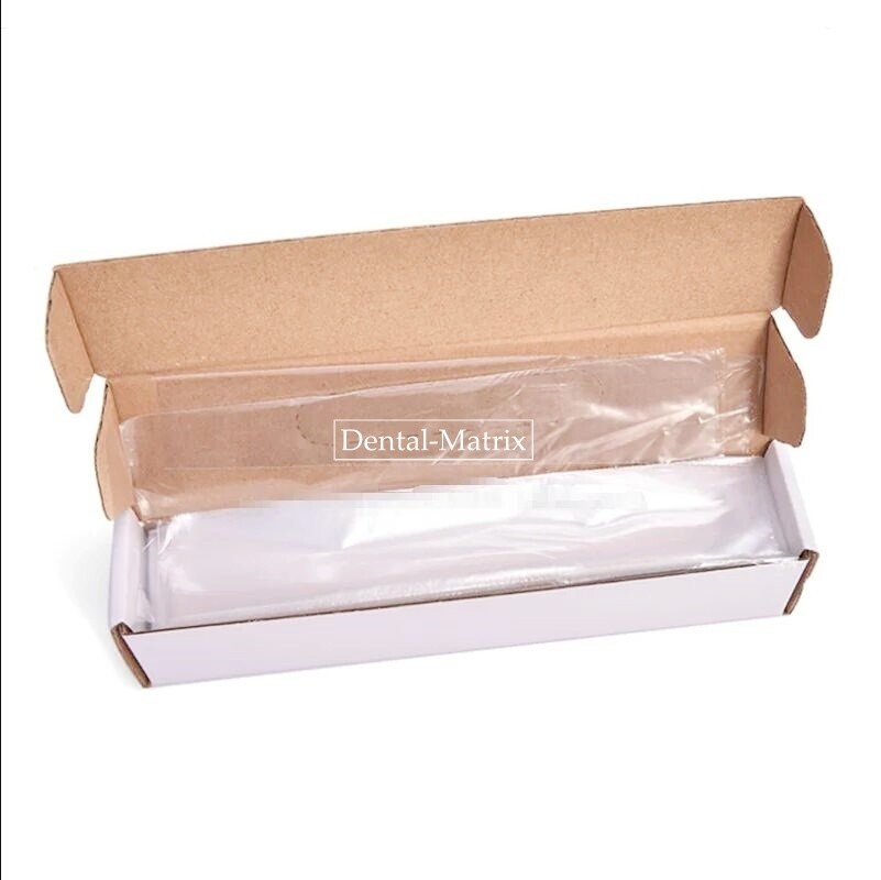Dental Disposable Plastic Protector Digital X-ray Sensor Sleeve Cover 4.2x20cm