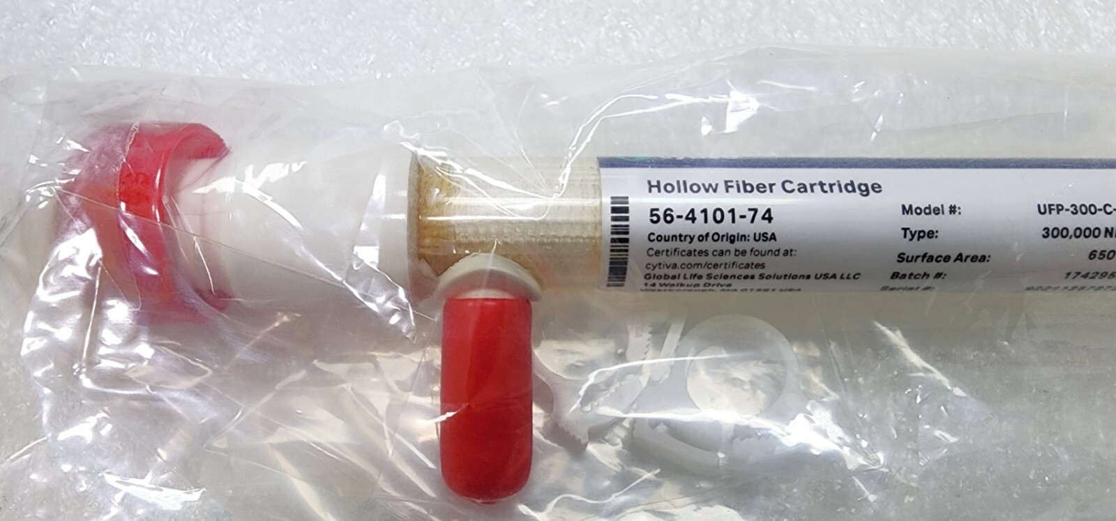 Cytiva UFP-300-C-4MA, Xampler Ultrafiltration Hollow Fiber Cartridge 650 cm2