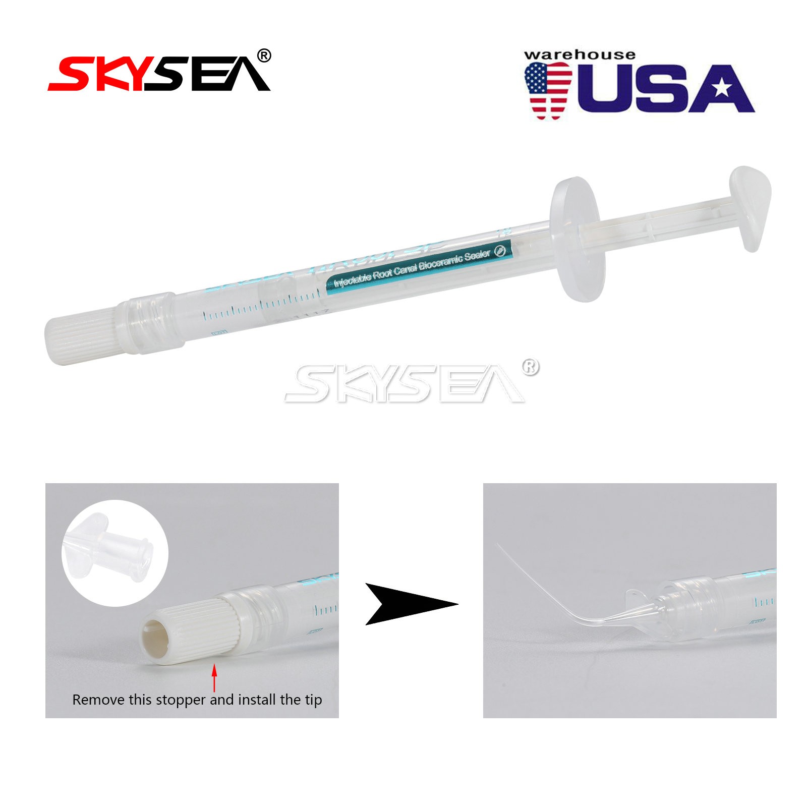 1g SP Dental Injectable nRoot Canal Bioceramic Sealer Endodontic Sealing Filling