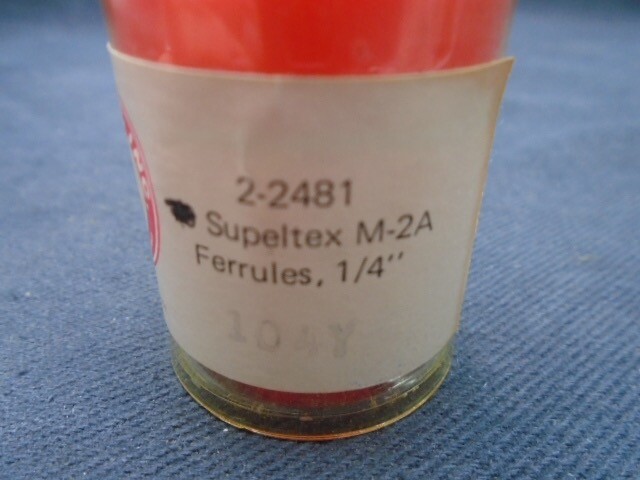 MILLIPORE SUPELCO 1/4” Supeltex M-2A Packed Column Ferrule 22481 2/Pieces
