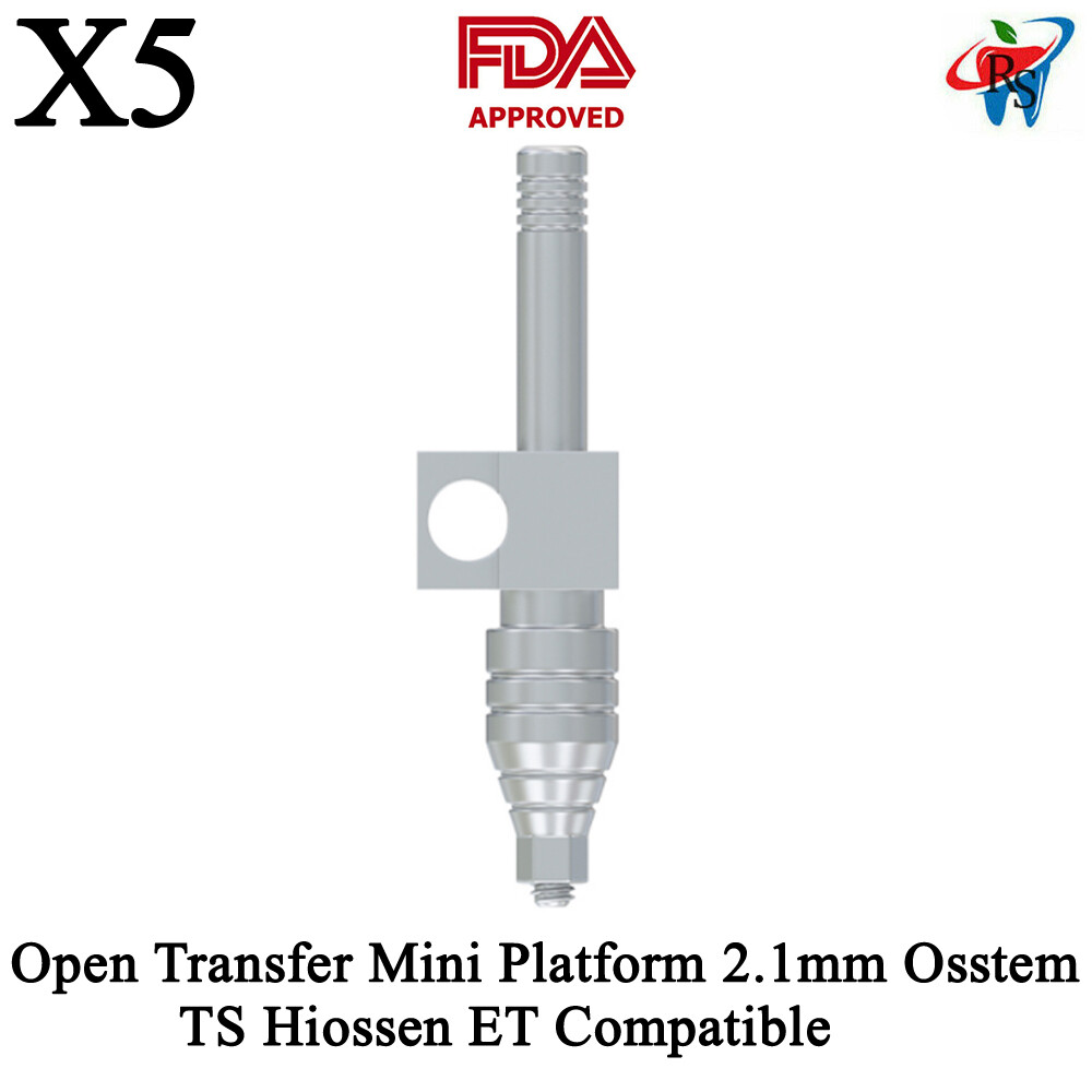 5pcs Dental Prosthetic Open Transfer Mini Platform 2.1mm Oss tem TS Compatible