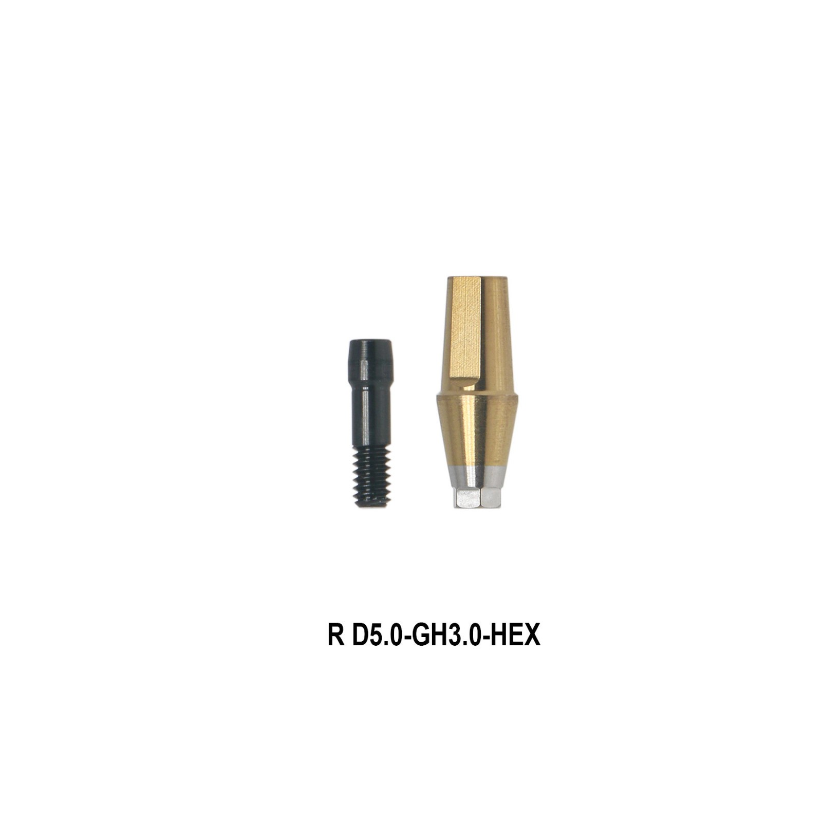 Dental Straight Transfer Abutment Hex Fits Hiossen Osstem Regular/ Mini Platform