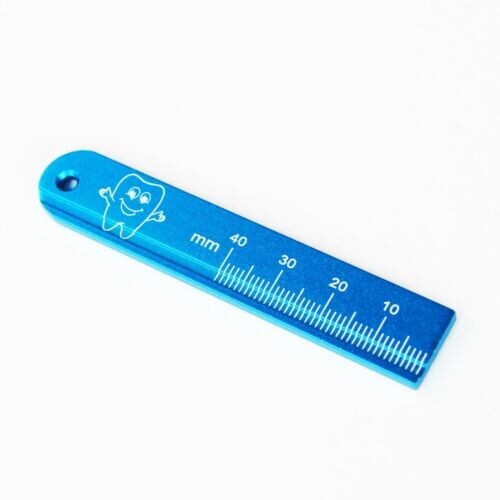 5Pieces Dental Aluminum Metal Endodontic Endo Ruler 5 Colors