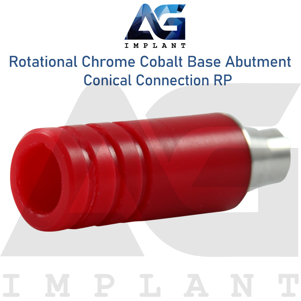 5 Chrome Cobalt Base Rotational RP Conical Connection With Screw 2.65mm