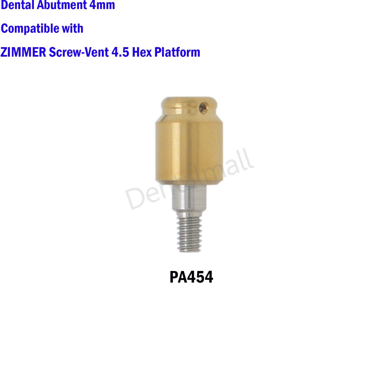 Dental LOCATOR Abutment fit Zimmer Cortex MIS Mini Regular Ø3.5/4.5mm GH 1-5mm