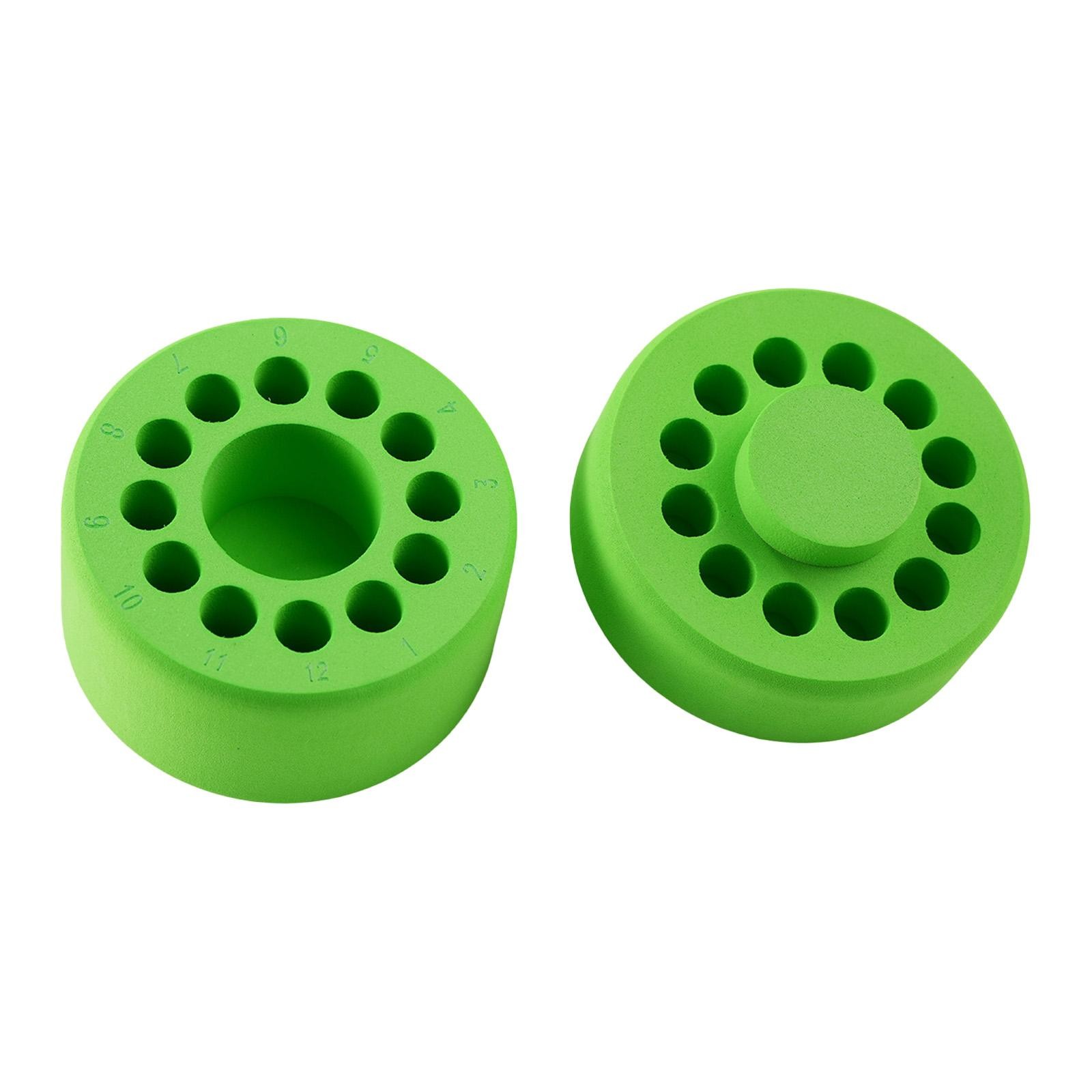 Freezing Vial Container Road Trip Temporary Transport 12 Slots Cooling Box