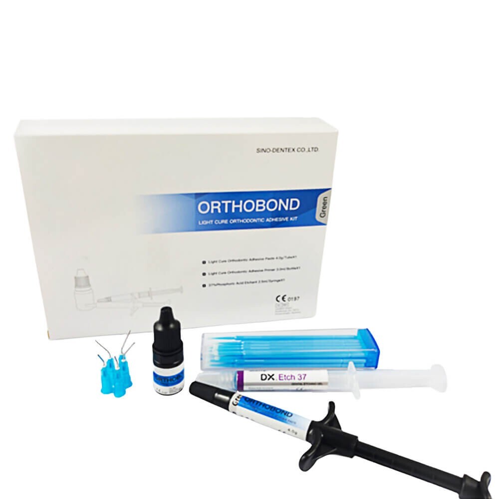 1×Dental Orthodontic Bonding Adhesives Paste and Primer Clear Introduction Kit