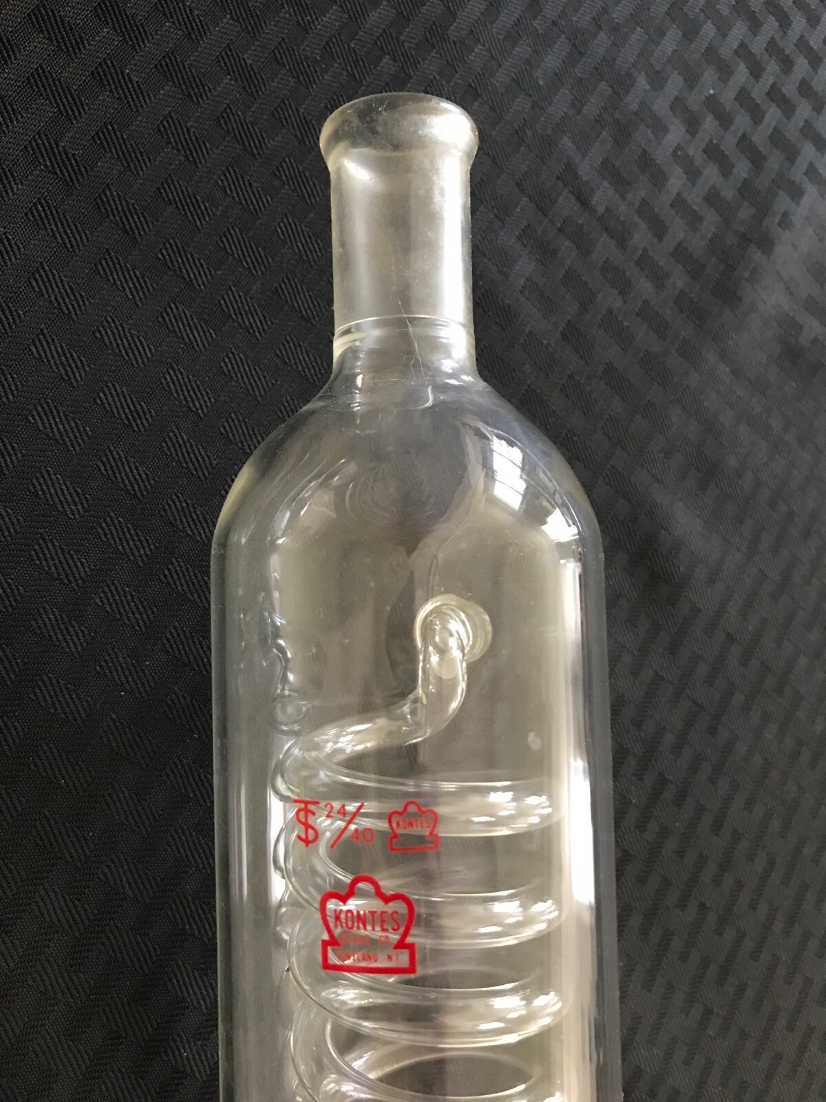 KONTES 24/40 500mL Glass Airfree Schlenk Solvent Distillation Apparatus Vigreux