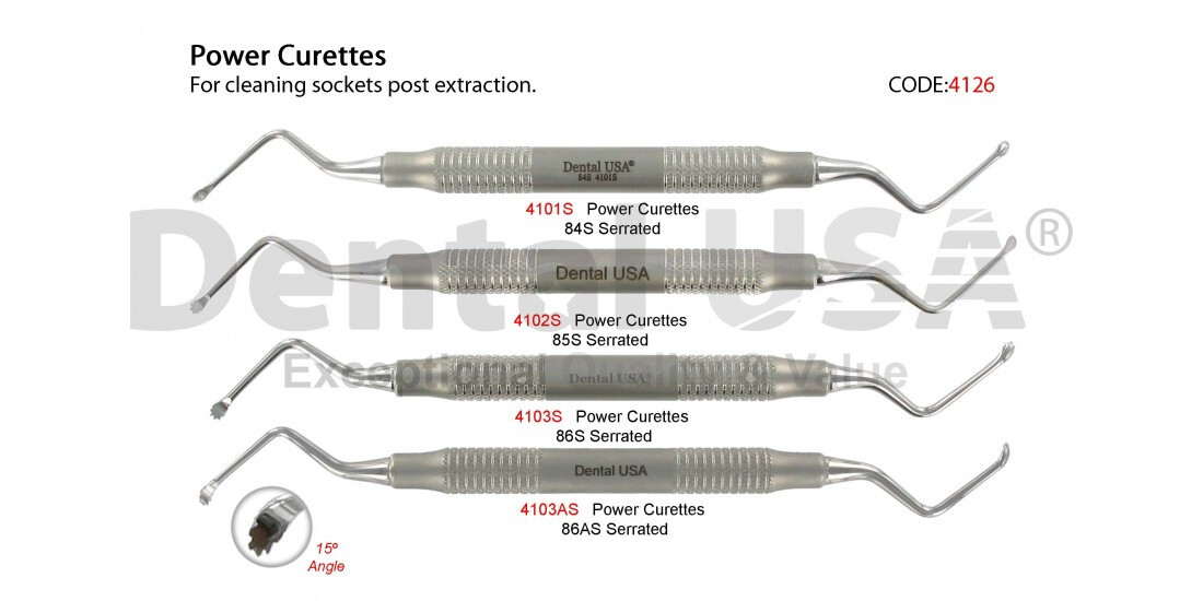 Dental USA Power Curettes Serrated Kit