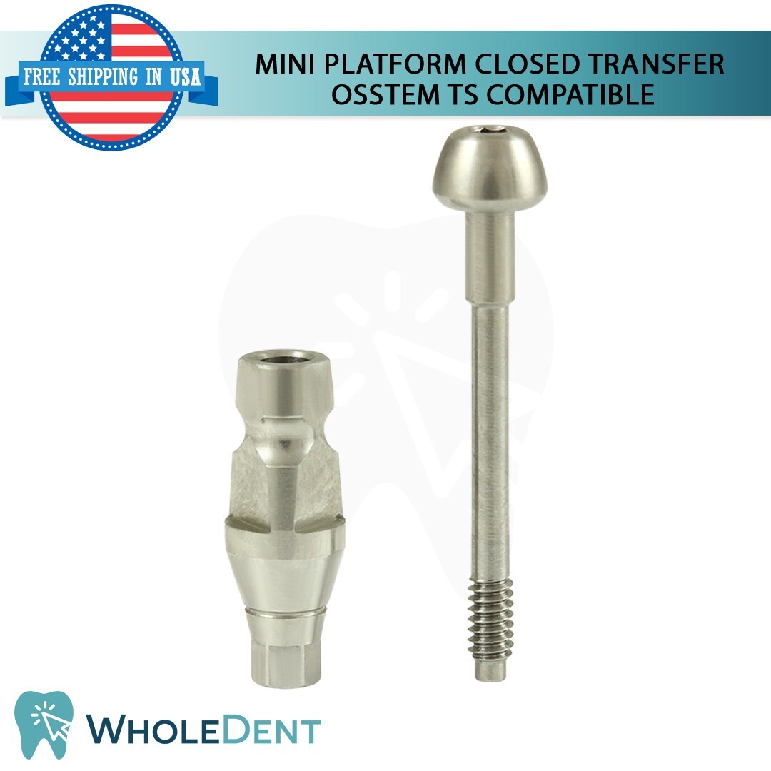 1X Mini Closed Transfer Dental 2.1mm Osstem® TS Hiossen® ET Compatible Hex