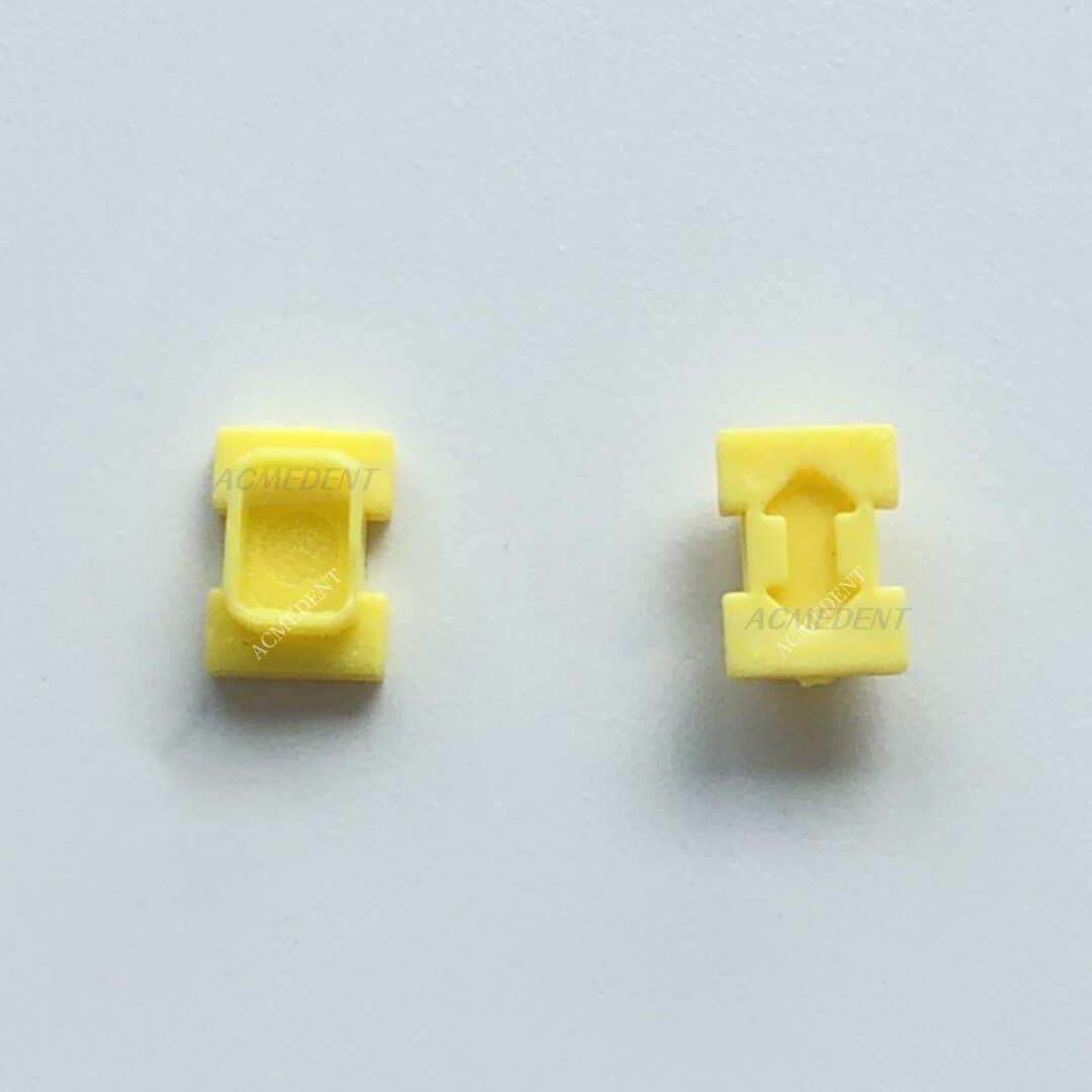 20Pcs Dental ITI Snap Caps Closed Tray NC Coping Impression Fit Straumann Yellow