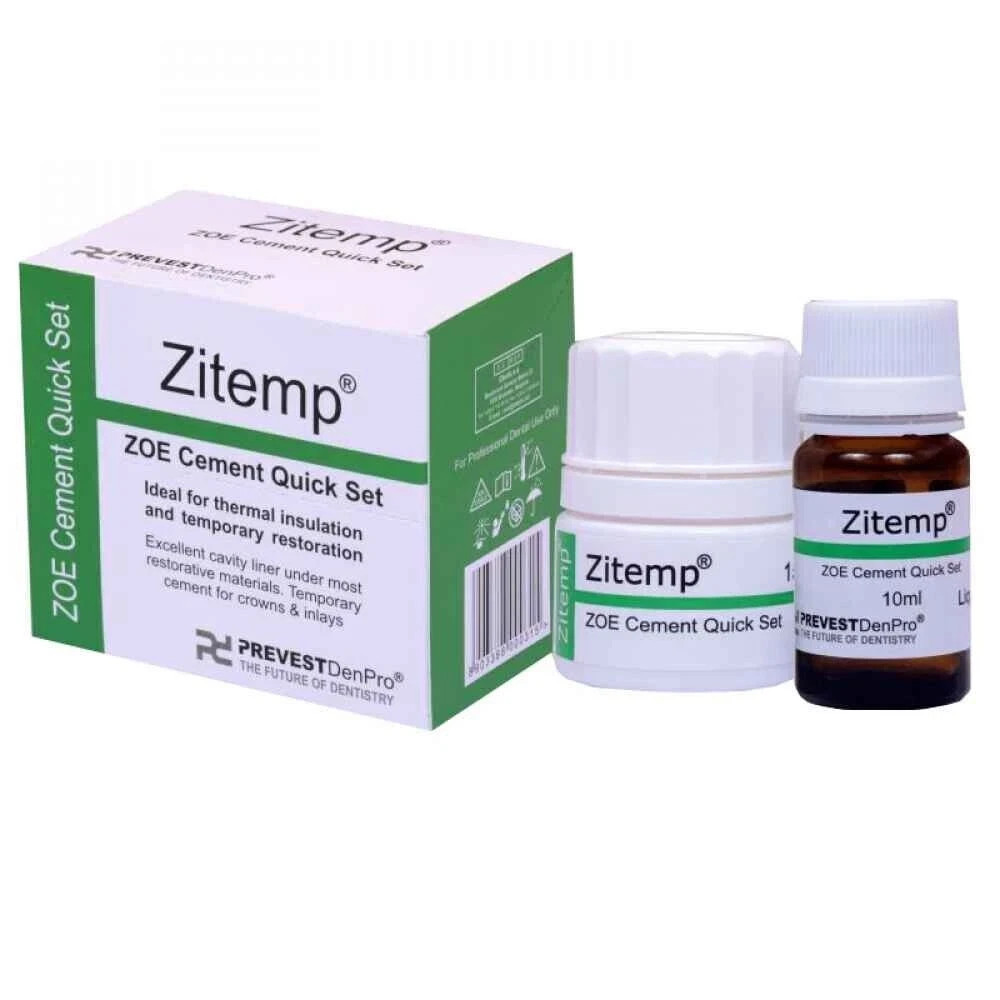 PREVEST DENPRO ZITEMP QUICK IRM ZINC OXIDE 15G+10ML US TARIFF PAID( FREE SHIPING