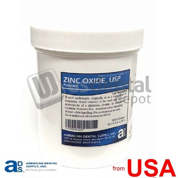 ADS Zinc Oxide – Usp 8oz. ( 237gm ) – #S 883-32-3 118453