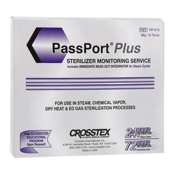 SPS Medical PP-012 Passport Plus Mail-In Sterilizer Monitoring System 12/Bx