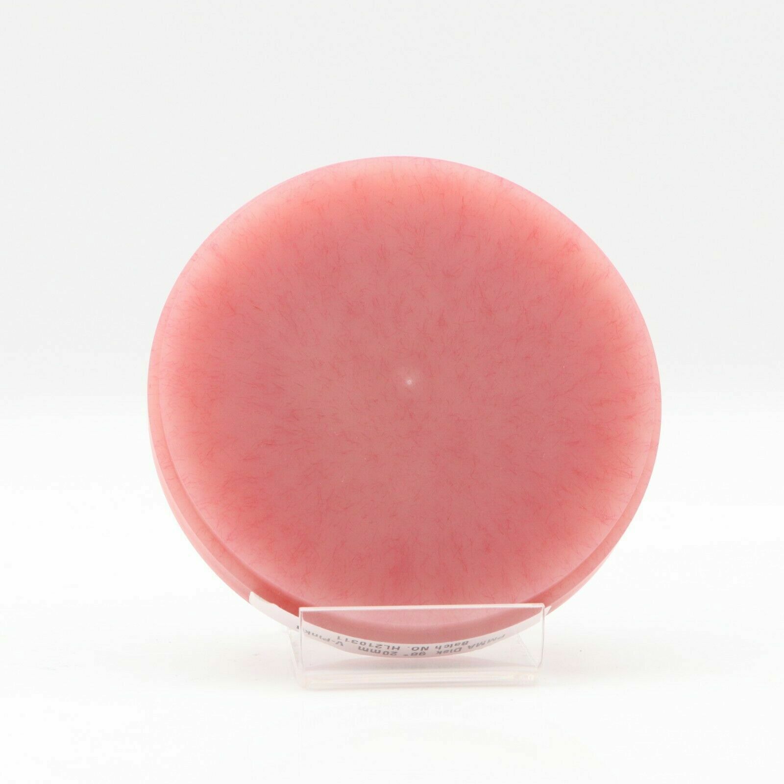 Dental Lab Material PMMA Blocks Disk Bloodshot Fit Wieland System Pink 98*25mm