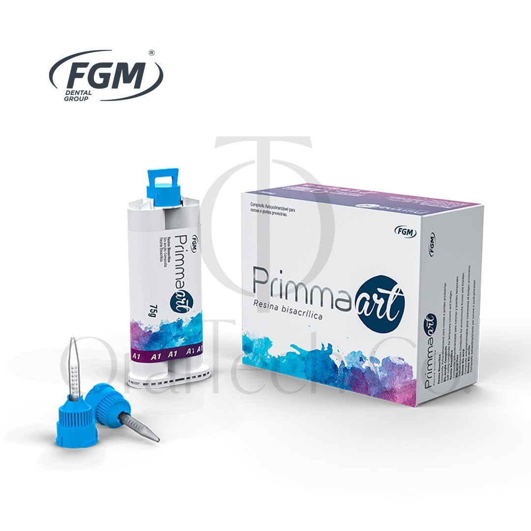 FGM Dental PrimmaArt A1+2+3/B1/BL Self-curing Composite Cartridge 75g+10 Tips