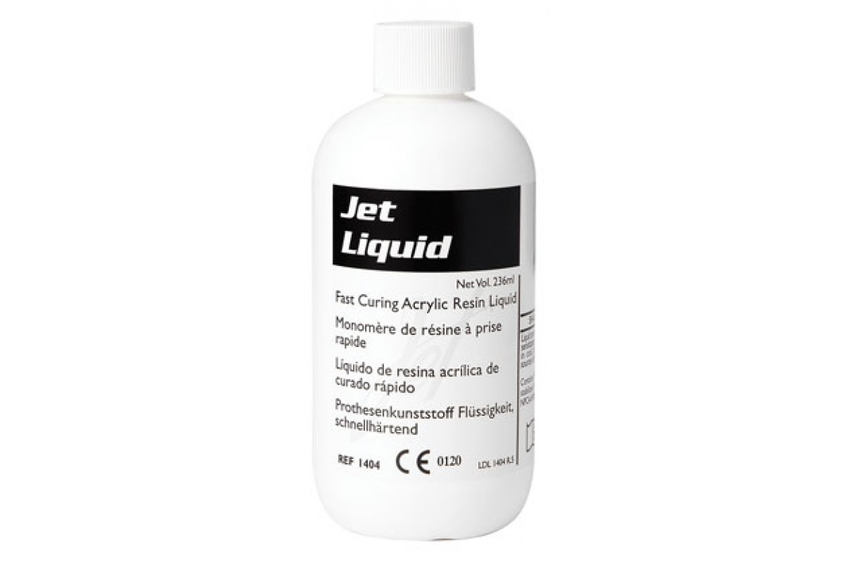 Dental Acrylic Tooth Lang Jet Denture Repair Liquid 118 ml (4 oz.) Bottle 1403