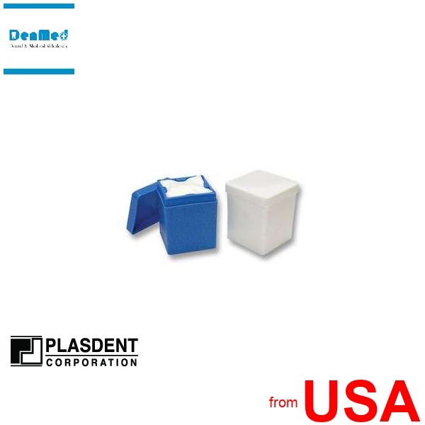 PLASDENT WHITE 2×2 Sponge Dispenser, Autoclavable. Single dispenser. #400 423524