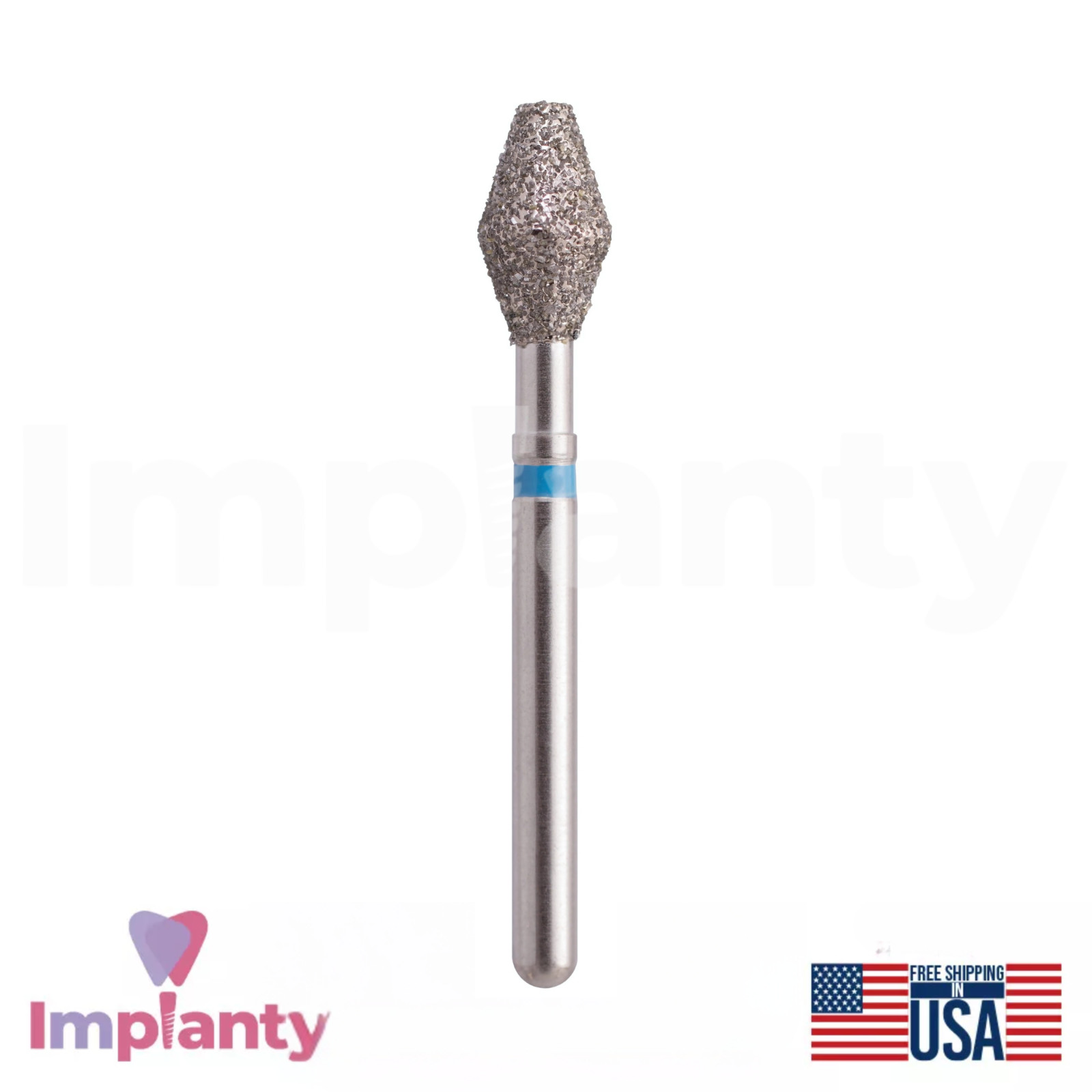 MDT Dental Barrel 039 FG Diamond Burs Material Removal Shaping Flat Surfaces